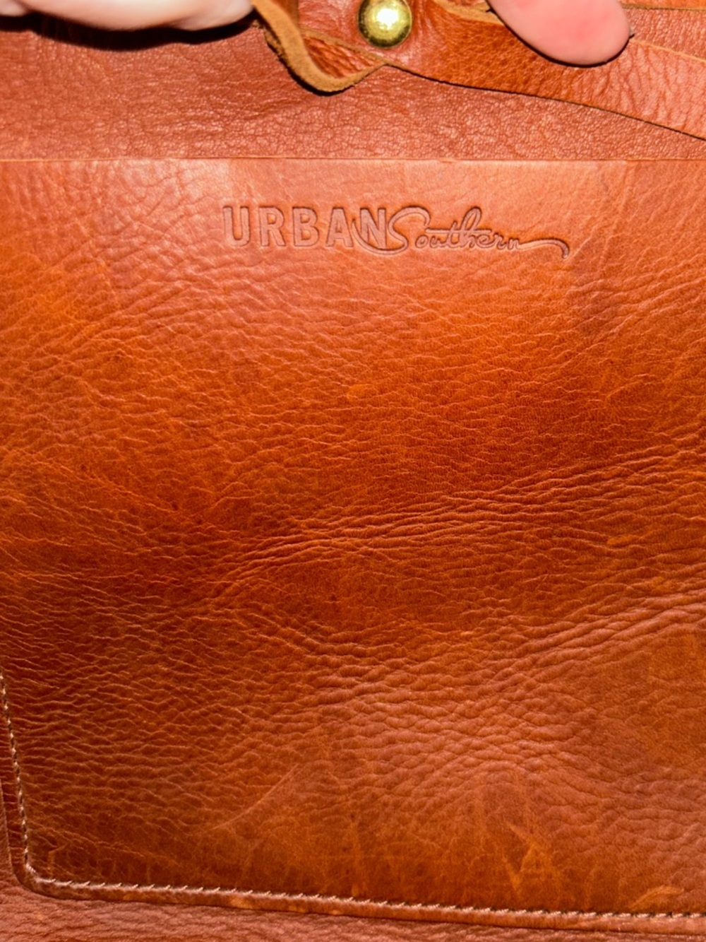 Urban Southern “The Lexington Bow” in Cognac brown. New without tag - Picture 5 of 6